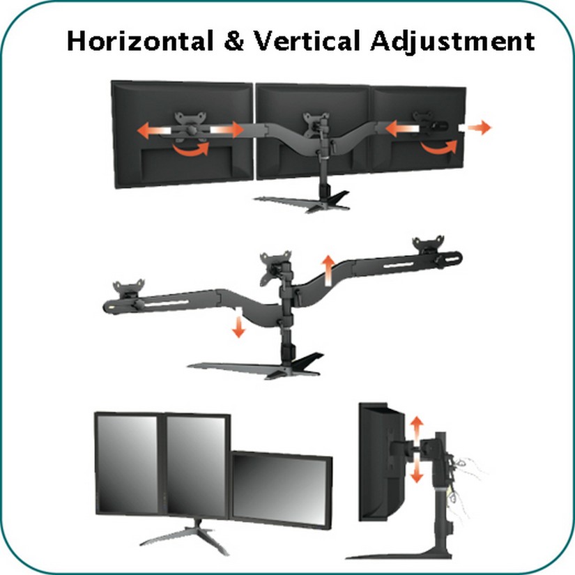 Aavara AV-DS300 Triple Monitor Stand