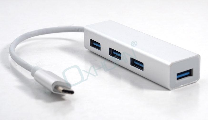 USB Type C to 4 Port USB3.0 Hub