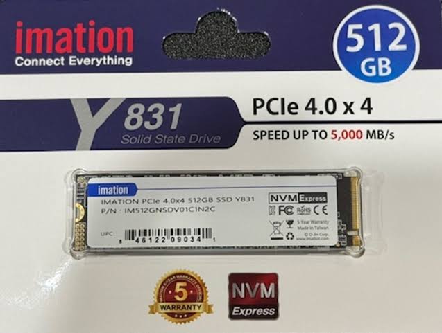 imation Y831 PCIe 4.0 x 4 512GB