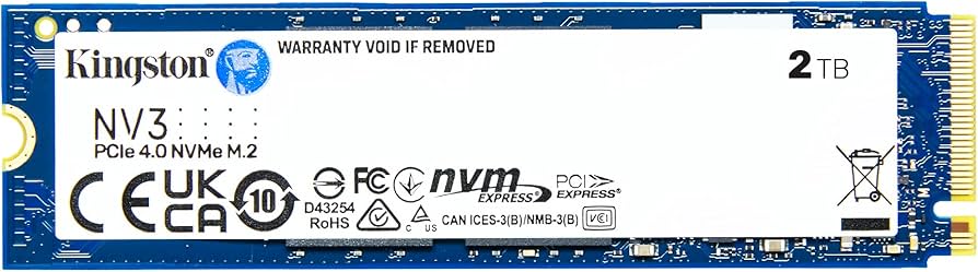 Kingston SNV3S/2000G NV3 2TB PCIe 4.0