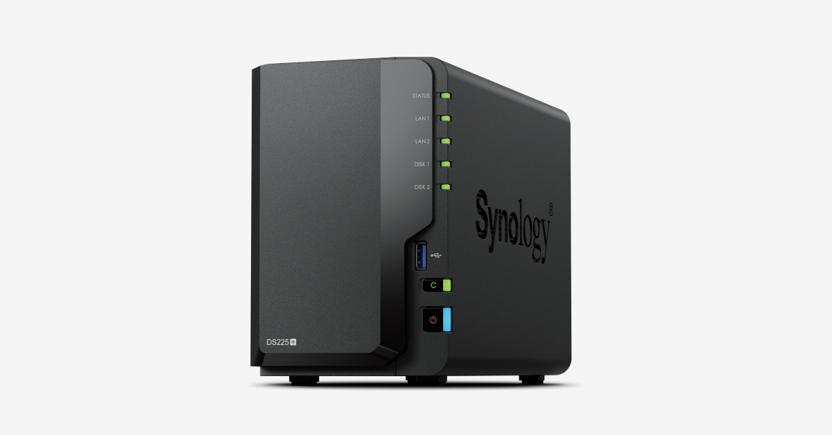 Synology DiskStation DS225+ 2-Bay NAS