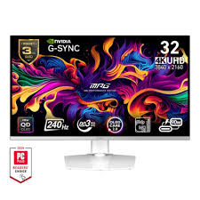 MSI MPG 321URXW 31.5in 240Hz 4K UHD QD-OLED white