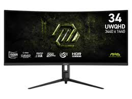 MSI MAG 342CQRF E20 34" UWQHD Rapid VA 200Hz Curved