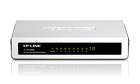 TP-Link TL-SF1008D 8-Port 10/100Mbps Desktop Switch