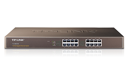 TP-LINK TL-SG1016D 16-Port Gigabit Desktop/Rackmount Switch