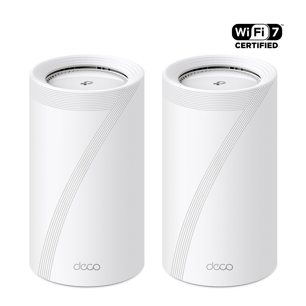 TP-Link Deco BE85( 2-pack ) BE22000 Tri-Band Whole Home Mesh WiFi 7 System