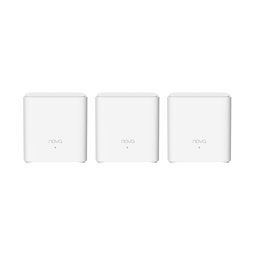 TENDA Nova Mesh MX3(3-Pack) AX1500 Whole Home Mesh Wi-Fi 6 System