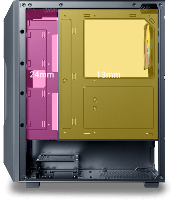 ANTEC AX61 Elite ARGB Tempered Glass Mid-Tower ATX Case