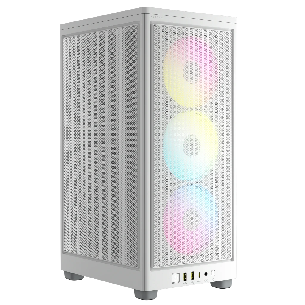 Corsair CC-9011247-WW 2000D RGB AIRFLOW Mini-ITX PC Case - White