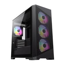 Gamemax Destroyer MB MATX black Case 4x FRGB fan