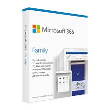 Microsoft 365 Family 2023 1 Year Subscription Retail Box