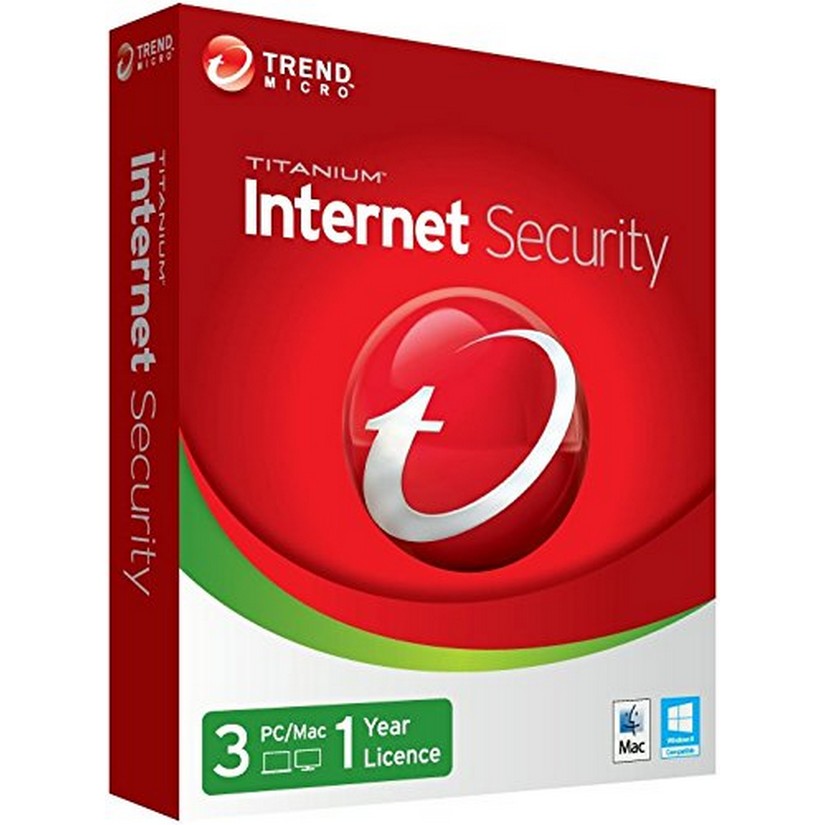 Trend Micro Internet Security 3 User 1 year License