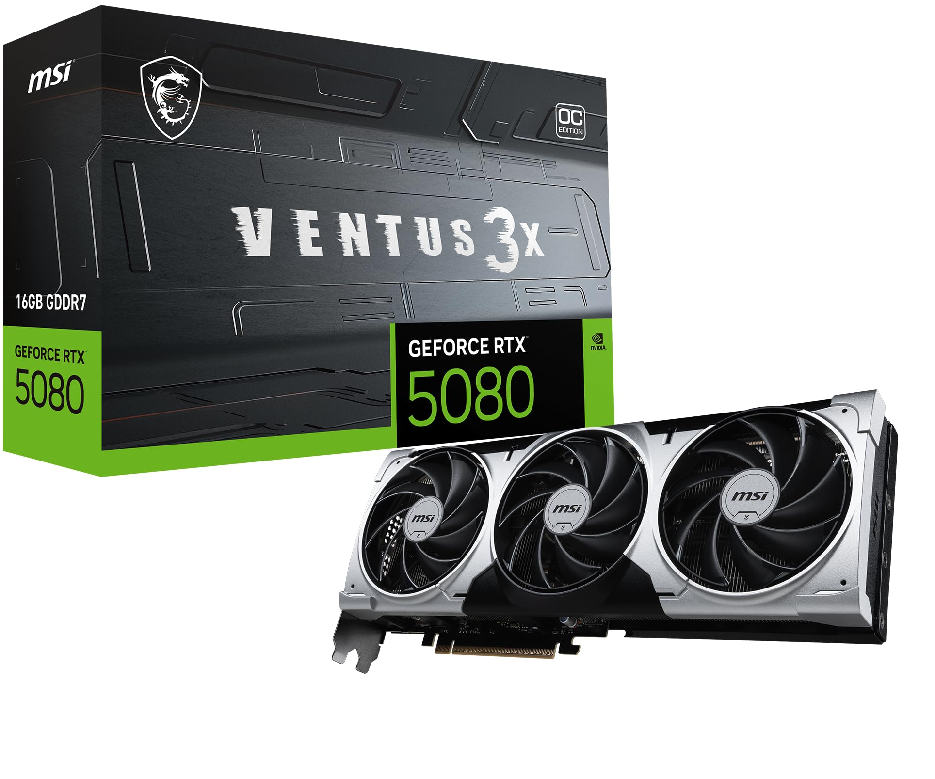 MSI RTX 5080 16GB VENTUS 3X OC PLUS